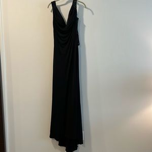 Terani Couture beautiful black beaded dress size 2 excellent condition